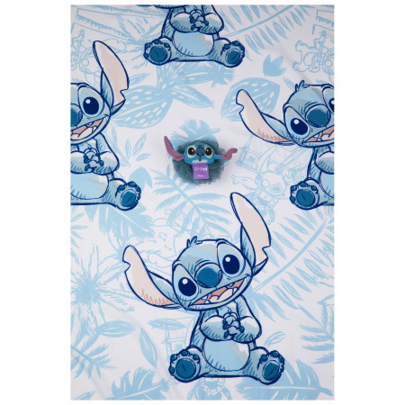 Lilo and Stitch Tropical Shower Curtain and Loofa Set